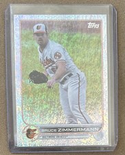 Bruce Zimmermann #148/390 Silver Sparkle Topps Baltimore Orioles 2022 #157
