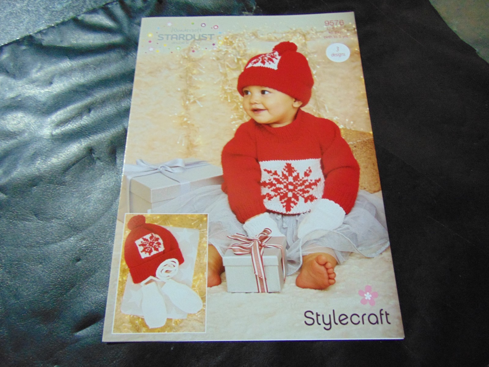Stylecraft Double Knitting Pattern 9576 Sweater, Hat & Mittens 16 - 24 in