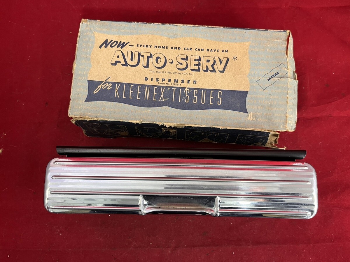 1940s GM Chevrolet Buick Accessory Auto Serv Under Dash Tissue