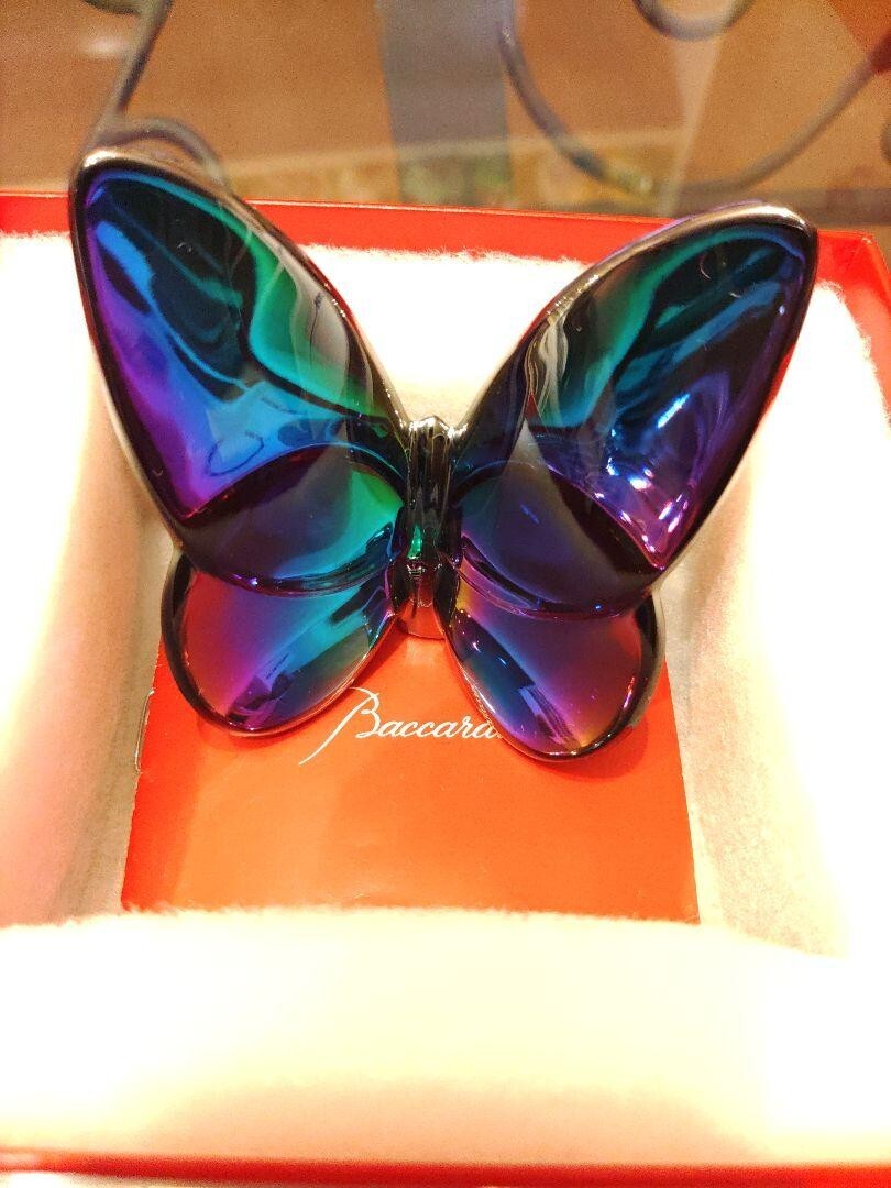 Baccarat Lucky Butterfly collection Complete set of 17 White color