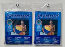Swimline Water Sports 24" Beach Ball Pool Fun Classic Bright Colors Lot of 2 New