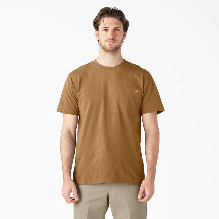 TG. M) Dickies Maglietta a Maniche Lunghe con Logo Regular Fit T-Shirt