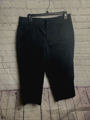 Black Stretch Capri Pants Size 
