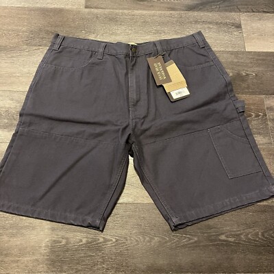 NWT Duck Head Workwear Shorts Mens Size 40 Gray Canvas Shorts