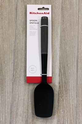 KitchenAid Silikon Löffel Spatel anthrazitgrau