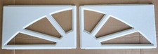 CLOPAY Garage Doors WHITE SUNSET 501  Window Inserts/Short Panel  Set of 2