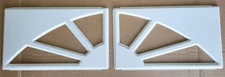 CLOPAY Garage Doors WHITE SUNSET 501  Window Inserts/Short Panel  Set of 2