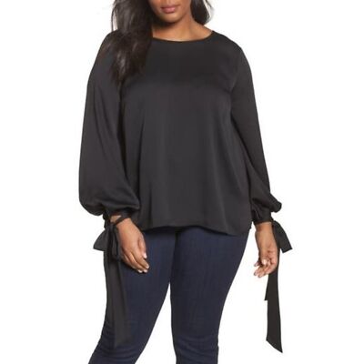 vince camuto bubble sleeve blouse