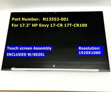 B173HAN04.3 HP Envy 17-CR 17T-CR100 17T-CR0000 LCD Touch Screen IPS N13553-001