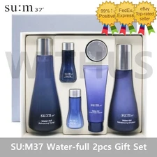 SU:M37 Water-full 2pcs Gift Set Toner Emulsion SkinCare set sum37 6Items - Fedex