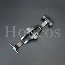 22MM DEPLOYMENT BAND CLASP 24MM LEATHER STRAP BUCKLE FITS FOR PANERAI 44MM BLACK