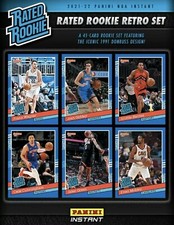 2021-22 Panini Instant Rated Rookie Retro NBA Basketball 45-Card Set Sealed RC