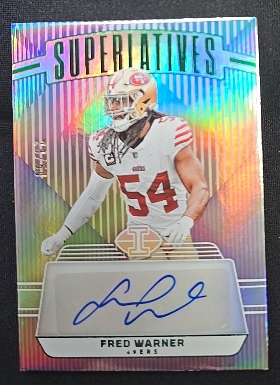 2023 Panini Illusions Superlatives Fred Warner Auto /50 | eBay 2023 Panini Illusions Superlatives Fred Warner Auto /50 | eBay
