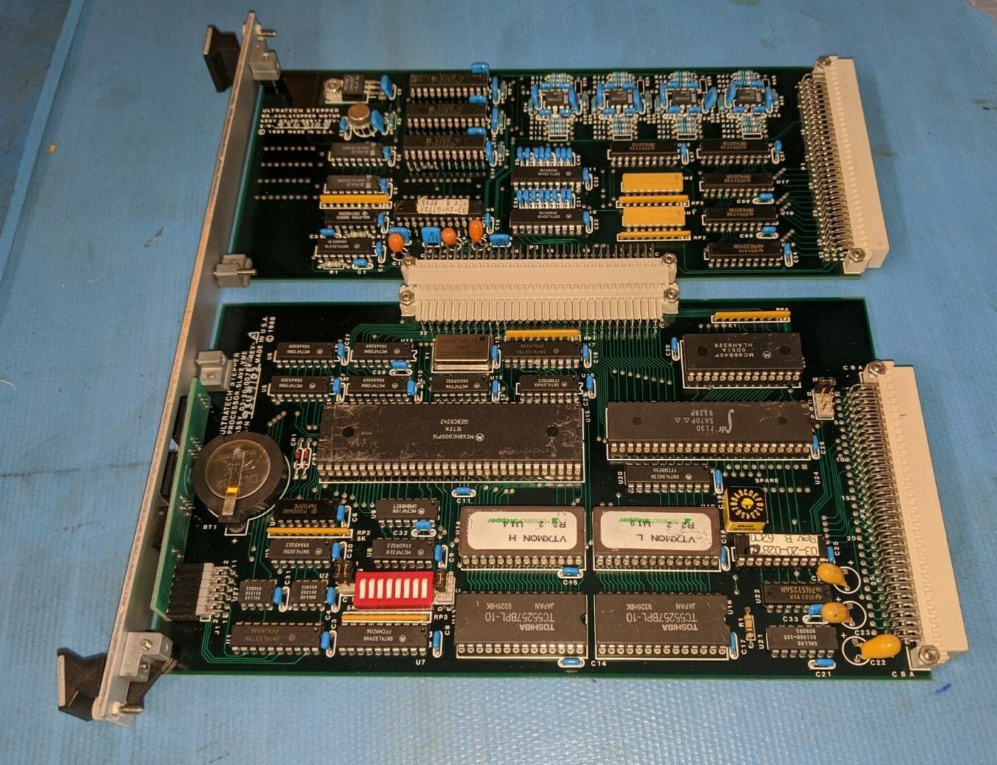 Ultratech Stepper Motor ASH PCB 03-20-00917 Rev B + VME Slave PCB 00784 Rev A