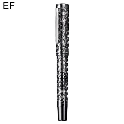 Pluma Estilográfica Hongdian D1 Pistón EF/F Plumín Resina y Esqueleto Pluma de Escritura Hueca NeIA - Imagen 13 de 15