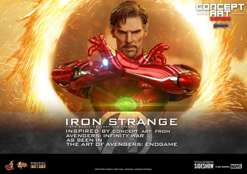 Nueva figura a escala 1:6 de Hot Toys Iron Strange Avengers Endgame serie de arte conceptual - Imagen 8 de 17