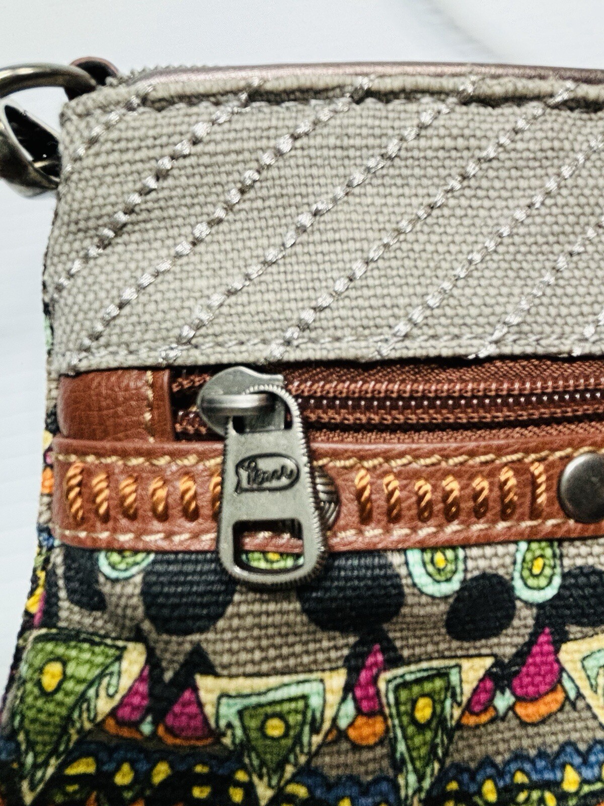 Sakroots Peace Multicolor Patterned Design Crossb… - image 6