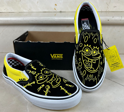 Mens Size 10.5 - Vans X Spongebob - Gigliotti - Skate Slip On