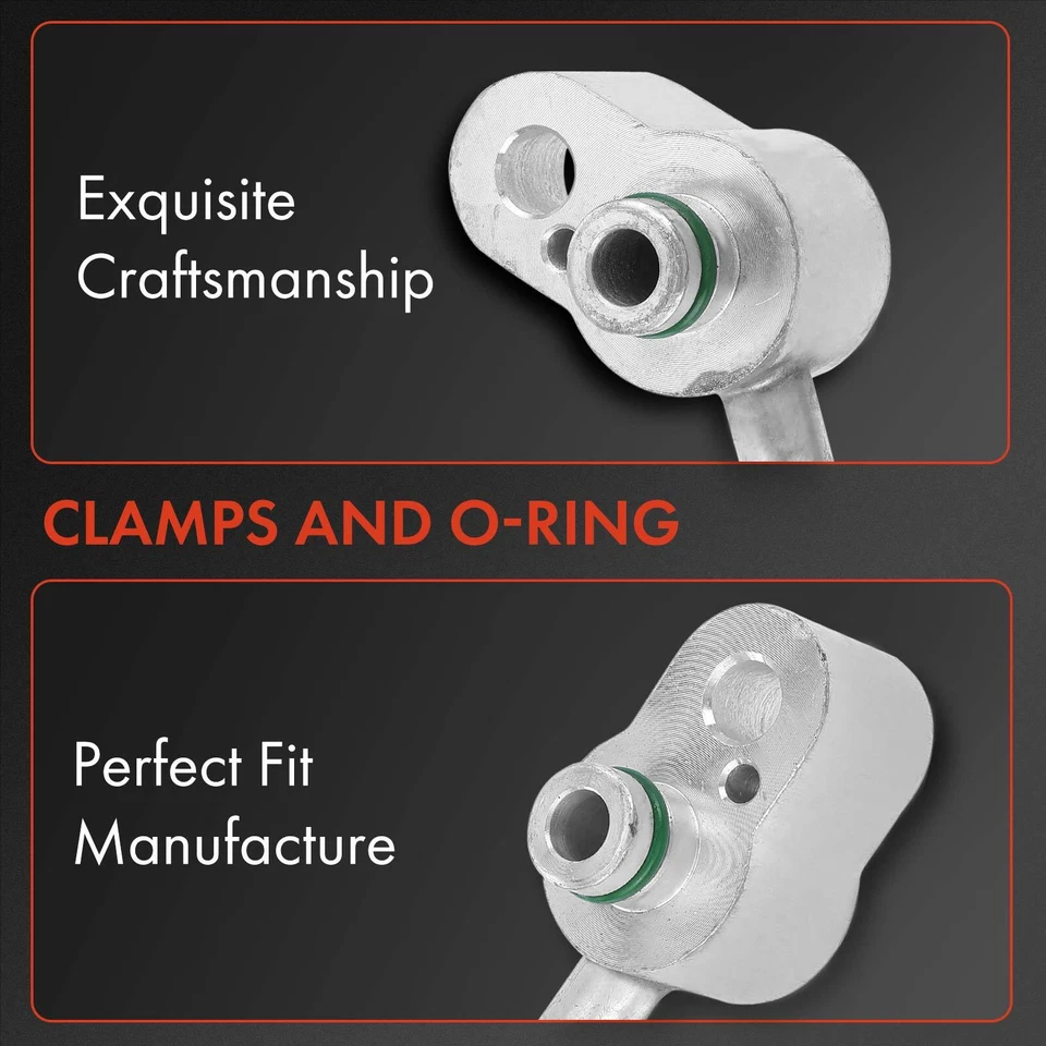 Línea de líquido de manguera de refrigerante de aire acondicionado para Volkswagen Passat 06-08 CC 09-16 V6 3,6 L Foto 3 de 4