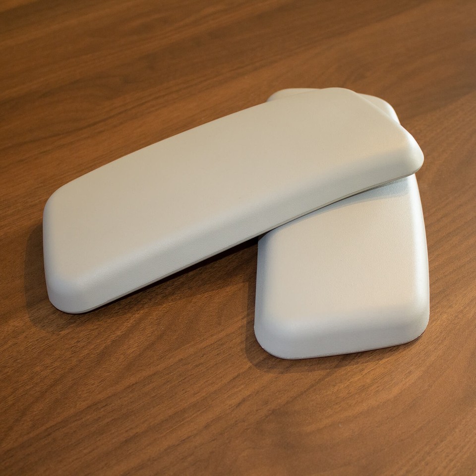 New Gray Arm Pads for Haworth Zody Chair 1 Pair eBay