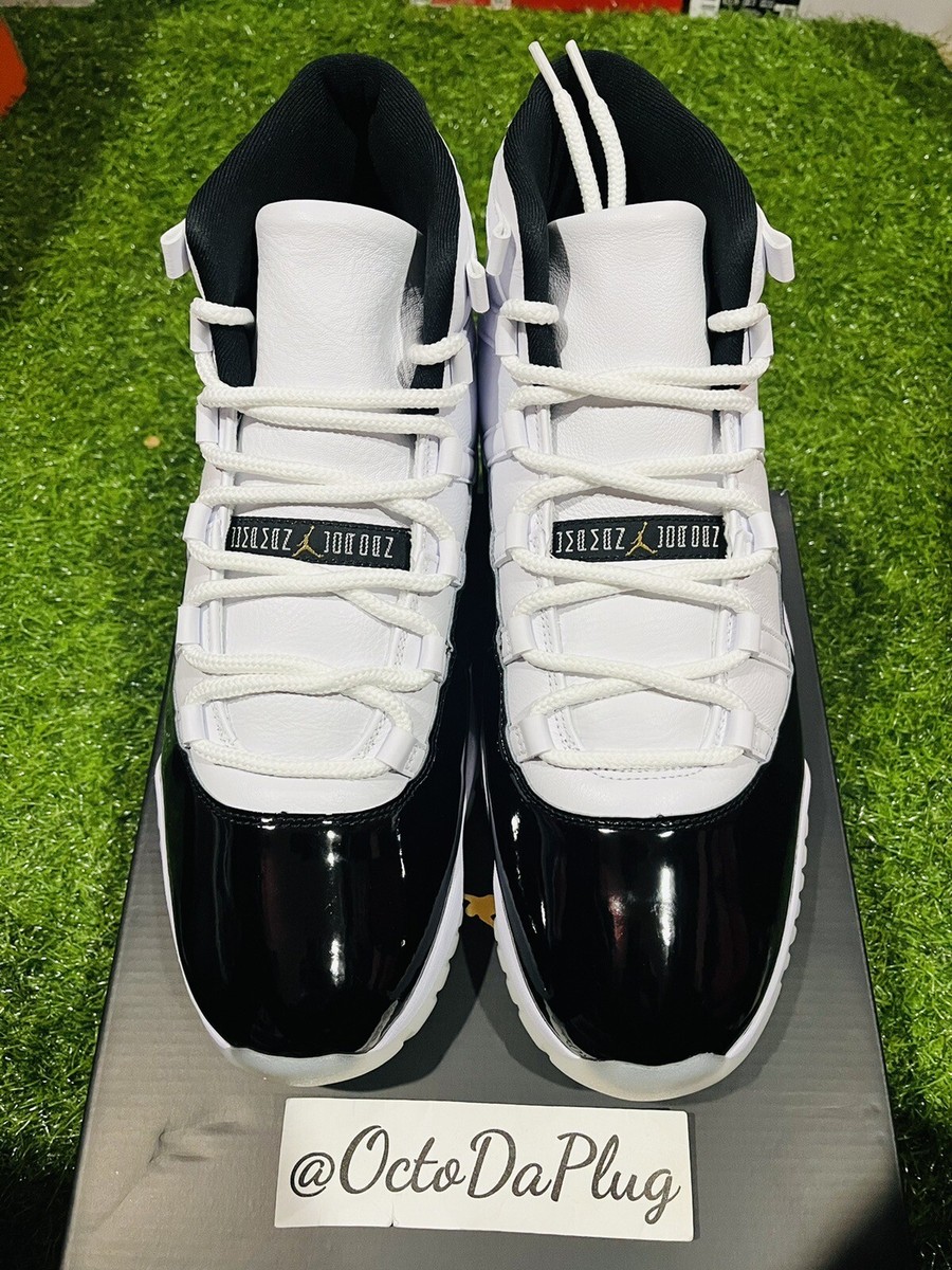 Nike Air Jordan 11 Retro DMP Gratitude Black Gold Mens Multi Nike Air Jordan 11 Retro DMP Gratitude Black Gold Mens Multi