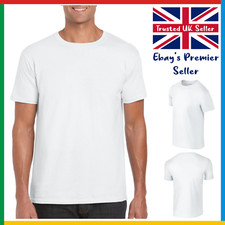 WHITE Gildan Softstyle