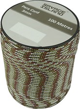 Army Military 100m Paracord Reel 3mm Basha Tent Bivi Camping Guy Rope Para Cord