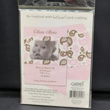 Gartner Studios Silver A6 Flat Cards 10 Count New Open Pack 4.5" X 6.25"