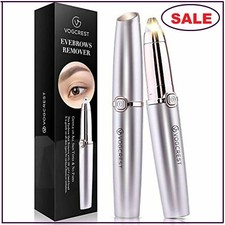 VOGCREST : Eyebrow Hair Remover Painless Eyebrow Trimmer Women Portable Eyebrow