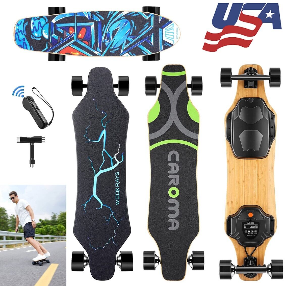 Electric Skateboards  Electric Motorized Longboards