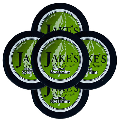Jake's Mint Herbal Chew Spearmint 5 Cans