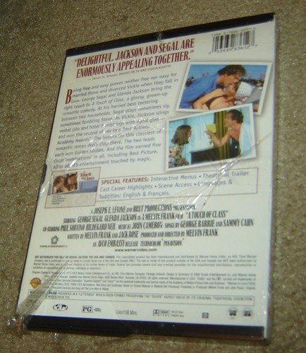 A TOUCH OF CLASS SNAPCASE DVD, NEW & SEALED, WIDESCREEN, REGION 1, OSCAR WINNER! - Foto 2 di 3