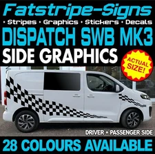 to fit CITROEN DISPATCH MK3 SWB L1 GRAPHICS STICKERS DECALS STRIPES CAMPER VAN