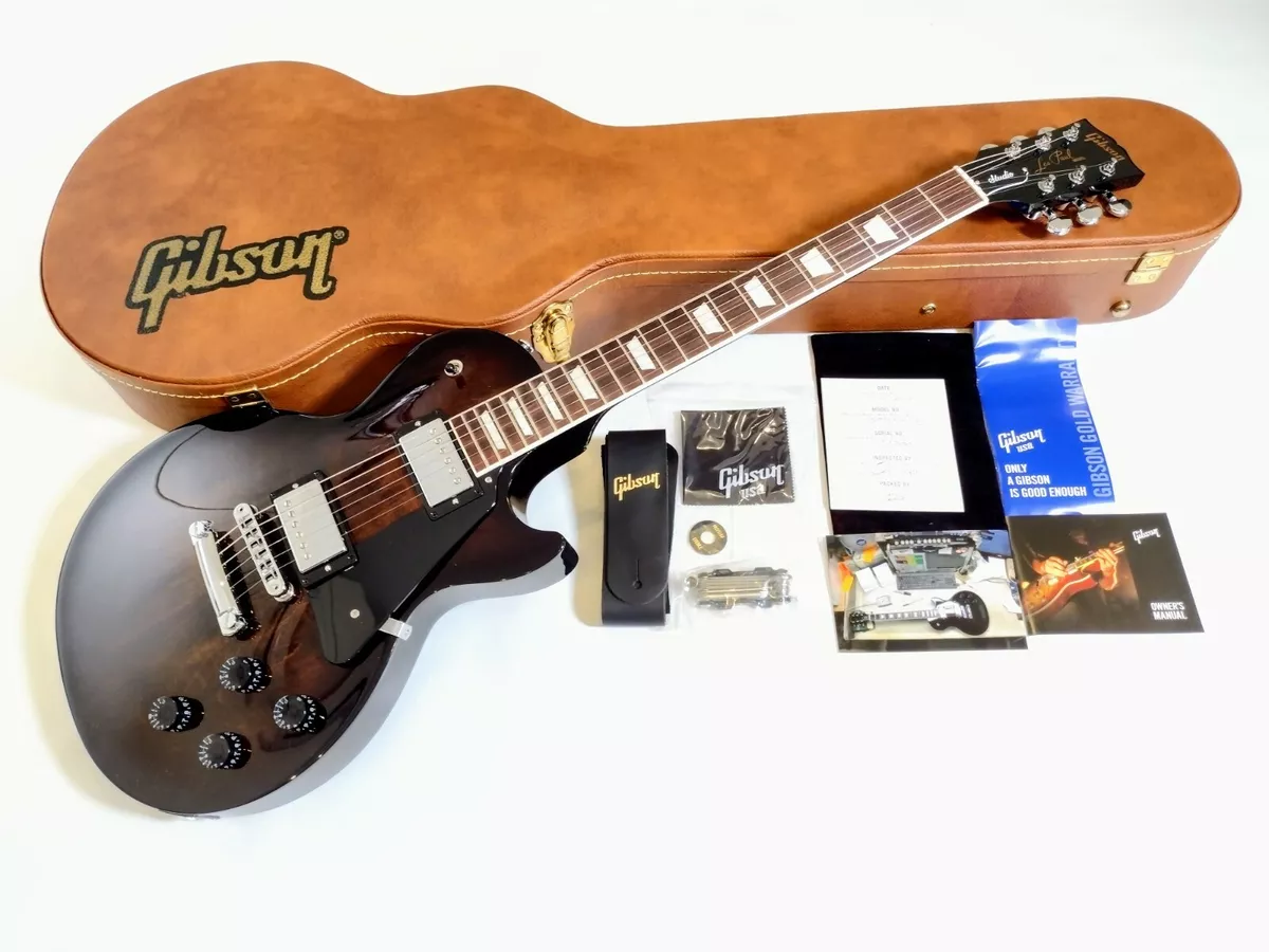 Gibson les paul studio electric guitar smokehouse burst outlet