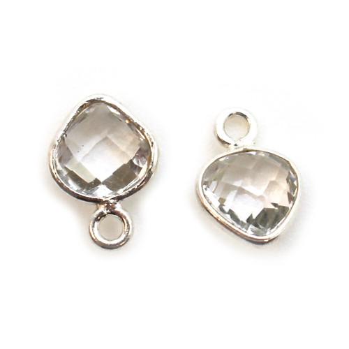Gemstone Pendant-7x10mm Faceted Heart Shape-Tiny Charm (Sold Per 2 Pieces) - 第 6/37 張圖片