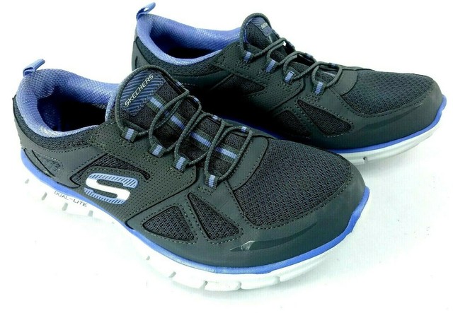 purple skechers memory foam