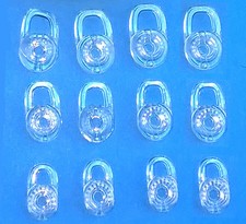 Ear Gels Tips Kit for Plantronics Voyager 3200 3400 3280, Edge M165 M1100  M70