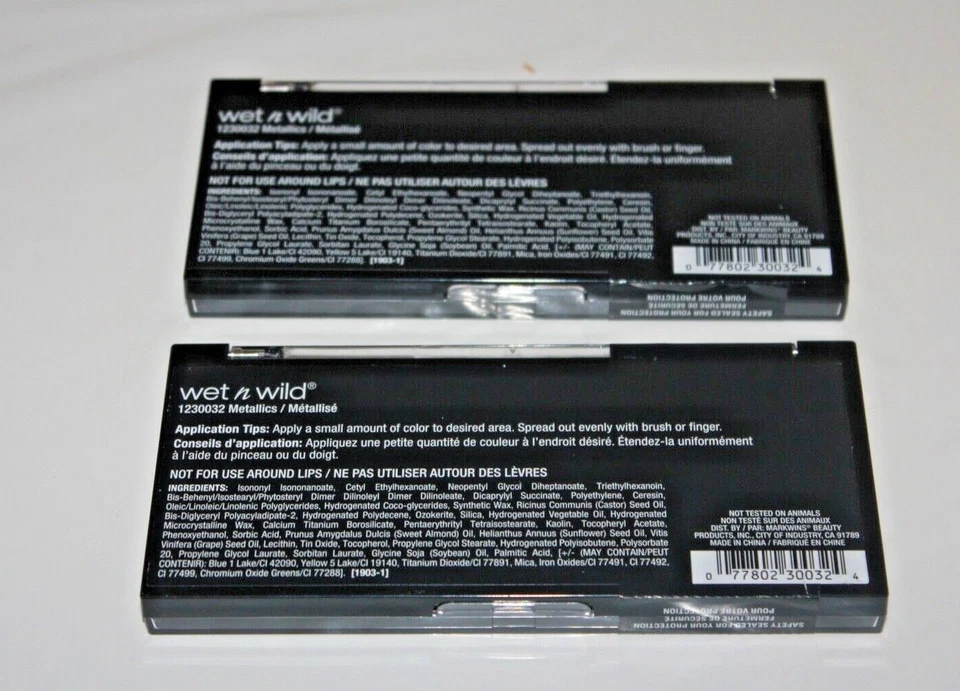 Wet n Wild Paint Palette #1230032 Metallics Lot Of 2 Sealed  - Image 2 of 2