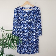 J. Crew Mercantile | Blue Floral Dress, womens size small