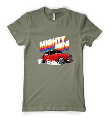 Mighty Mini Custom Classic Car Personalised Unisex Adult T Shirt