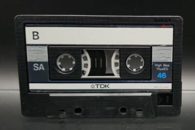 Used) TDK SA 46 Blank Audio Cassette Tape Type II High Position