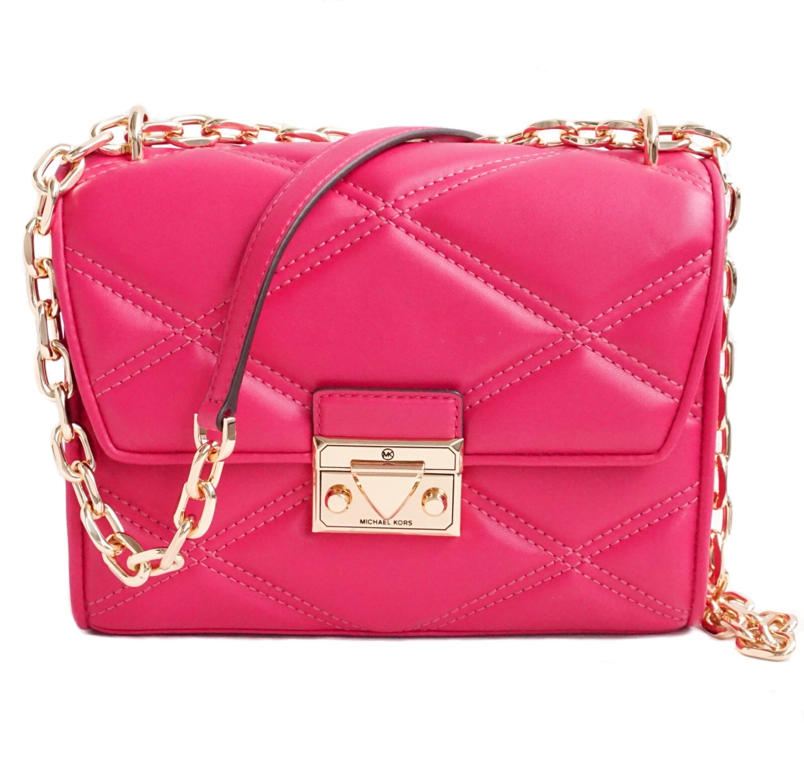 Сумка Michael Kors Сумка через плечо Seeerena с клапаном средней длины Shldr C.Розовый