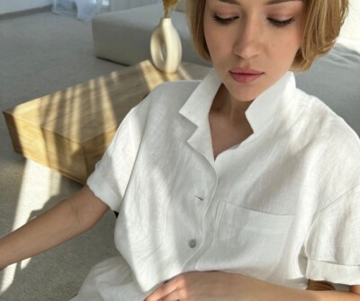 womens linen shirts size medium new