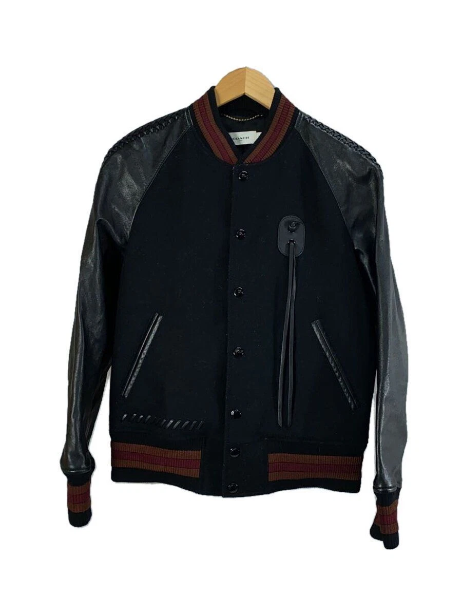 Giacca Coach Stadium 46 lana nera 36291 usata