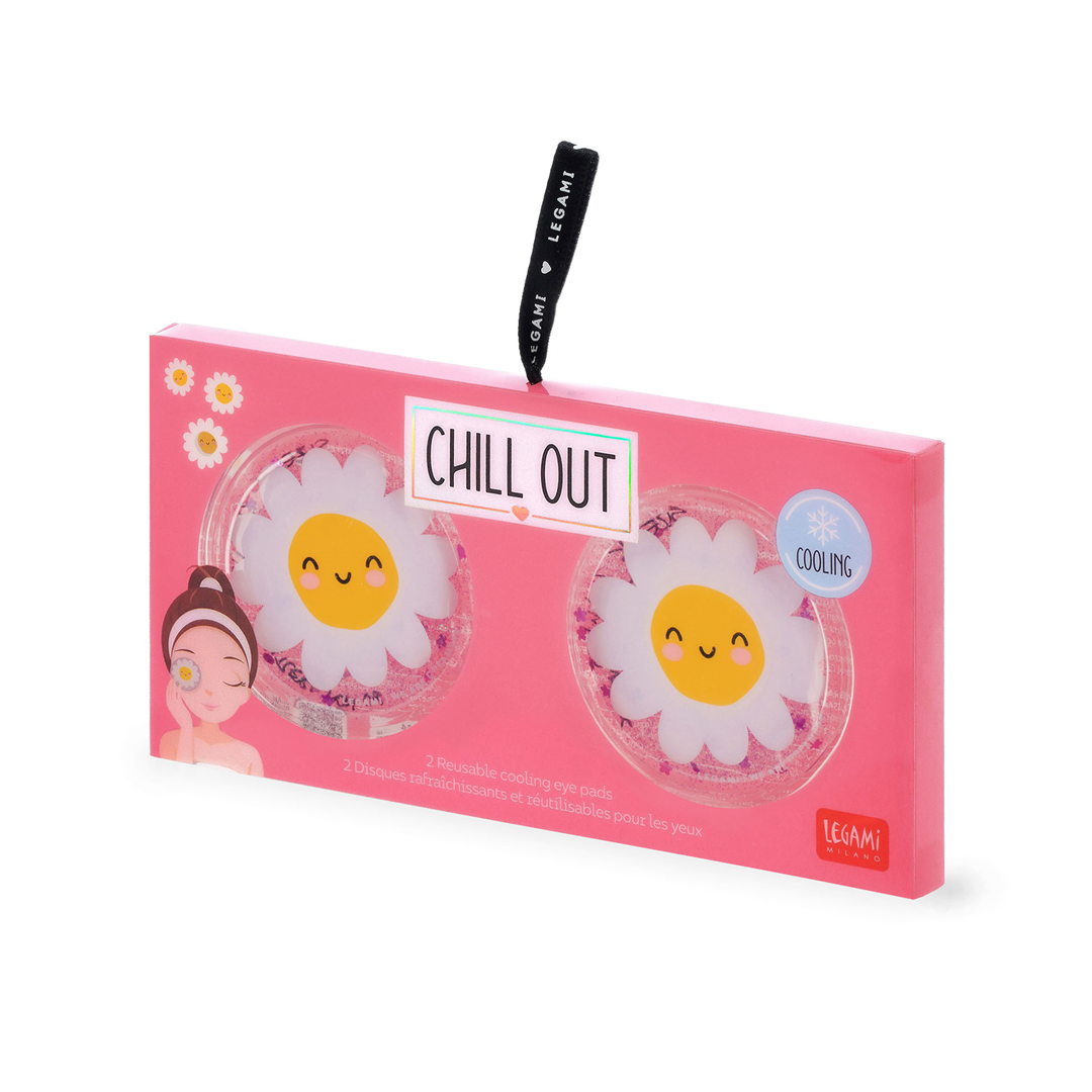 Chill Out - 2 Reusable Cooling Eye Pads  Lega Cucumber | Legami