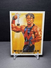 2024 Marvel Masterpieces ’92 Platinum Wonder Man #93 WOOD Parallel