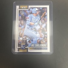 2026 Topps Series 1 Jac Caglianone True Rookie RC Base #138 Kansas City Royals