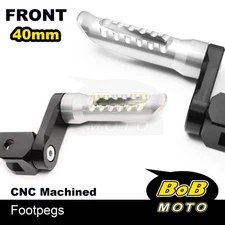 BOB 40mm Lower Rider Footpegs TIT For Yamaha V-Star 650 Custom 11 12 13 14