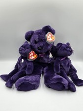 TY Beanie Baby Princess Diana Bear - Two 10" And One 14" MWMT