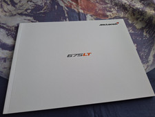 Mclaren 675 LT Brochure - 40 pgs - GERMAN LANGUAGE (French vers pictured)